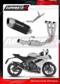 DOMINATOR S6 FEKETE kipufogó dob Triumph Daytona 660 2024 - 2026 motorkerékpárhoz 2