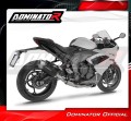 exhaust muffler DOMINATOR S6 BLACK fits the motorcycle Triumph Daytona 660 2024   2026 4