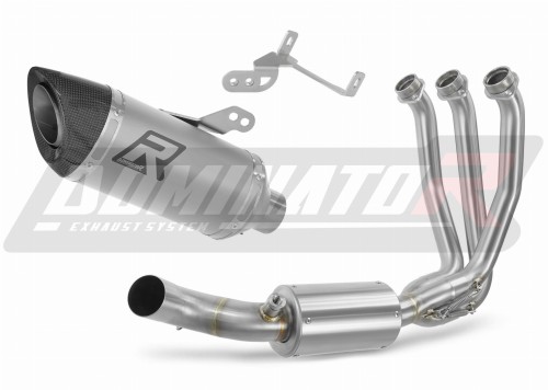 complete exhaust system with muffler DOMINATOR Full System titanium HP8 fits the motorcycle CF MOTO 675 NK 2024   2026
