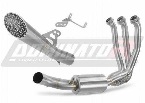 complete exhaust system with muffler DOMINATOR Full System GP3 fits the motorcycle CF MOTO 675 NK 2024   2026