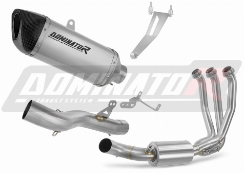 komplett kipufogórendszer DOMINATOR HP6 Titán dobbal, amely illeszkedik a CF MOTO 675 NK 2024 - 2026 motorkerékpárhoz