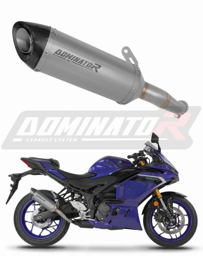 DOMINATOR titán HP8 kipufogódob a Yamaha YZF-R3 2025 - 2026 motorkerékpárhoz