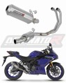 komplett kipufogórendszer DOMINATOR Full System OV G2 dobbal, amely illeszkedik a Yamaha YZF-R3 2025 - 2026 motorkerékpárhoz