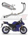 komplett DOMINATOR Full System OV G2 kipufogórendszer dobbal, amely illeszkedik a Yamaha YZF-R3 2025 - 2026 motorkerékpárhoz