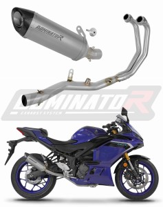 Yamaha YZF-R3 2025 - 2026 Full system Leömlő kipufogó HP8 titán dob + dB killer