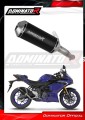 exhaust muffler DOMINATOR OV G2 BLACK fits the motorcycle Yamaha YZF R3 2025   2026 2