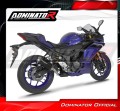 DOMINATOR OV G2 FEKETE kipufogó dob a Yamaha YZF-R3 2025 - 2026 motorkerékpárhoz 4