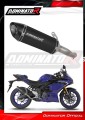 DOMINATOR HP8 FEKETE kipufogó dob Yamaha YZF-R3 2025 - 2026 motorkerékpárhoz 2