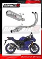 komplett kipufogórendszer DOMINATOR Full System OV G2 dobbal, amely illeszkedik a Yamaha YZF-R3 2025 - 2026 motorkerékpárhoz 2