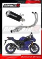 teljes kipufogórendszer DOMINATOR OV G2 FEKETE dobbal, amely illeszkedik a Yamaha YZF-R3 2025 - 2026 motorkerékpárhoz 2