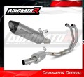 complete exhaust system with muffler DOMINATOR Full System titanium HP8 fits the motorcycle Yamaha YZF R3 2025   2026 3