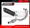 complete exhaust system with muffler DOMINATOR Full System HP8 BLACK fits the motorcycle Yamaha YZF R3 2025   2026 3