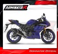 complete exhaust system with muffler DOMINATOR Full System HP8 BLACK fits the motorcycle Yamaha YZF R3 2025   2026 5
