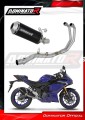complete exhaust system with muffler DOMINATOR Full System OV G2 BLACK fits the motorcycle Yamaha YZF R3 2025   2026 2