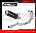 complete exhaust system with muffler DOMINATOR Full System OV G2 BLACK fits the motorcycle Yamaha YZF R3 2025   2026 3
