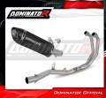 komplett kipufogórendszer DOMINATOR Full System HP8 FEKETE dobbal, amely illeszkedik a Yamaha YZF-R3 2025 - 2026 motorkerékpárhoz 3