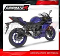 komplett kipufogórendszer DOMINATOR Full System HP8 FEKETE dobbal, amely illeszkedik a Yamaha YZF-R3 2025 - 2026 motorkerékpárhoz 4