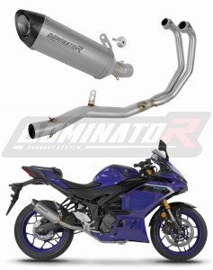 Yamaha YZF-R3 2019 - 2024 Full system leömlő kipufogó titán dob HP8 + dB killer