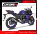 complete exhaust system with muffler DOMINATOR Full System titanium HP8 fits the motorcycle Yamaha YZF R3 2019   2024 4