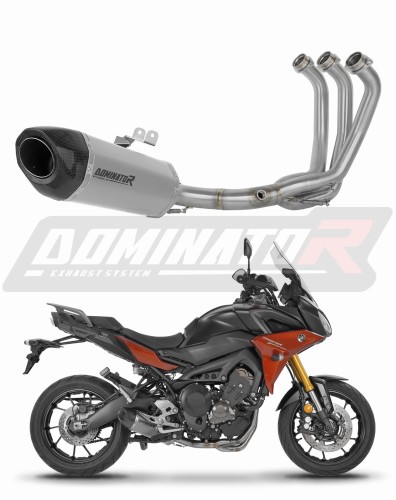 complete exhaust system with muffler DOMINATOR Full System titanium HP5 fits the motorcycle Yamaha MT 09 Tracer 900 / GT 2015   2020