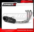 complete exhaust system with muffler DOMINATOR Full System HP5 BLACK fits the motorcycle Yamaha MT 09 Tracer 900 / GT 2015   2020 2