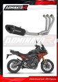 complete exhaust system with muffler DOMINATOR Full System HP8 BLACK fits the motorcycle Yamaha MT 09 Tracer 900 / GT 2015   2020 2