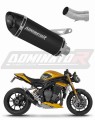 DOMINATOR HP8 FEKETE kipufogó dob Triumph Speed Triple 1200 RS / RR 2021 - 2024 motorkerékpárhoz