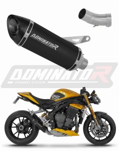 Triumph Speed Triple 1200 RS / RR 2021 - 2024 kipufogó dob HP8 BLACK + dB killer