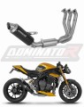 complete exhaust system with muffler DOMINATOR Full System GPF BLACK fits the motorcycle Triumph Speed Triple 1200 RS / RR 2021   2024