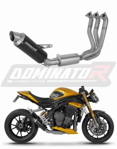 Triumph Speed Triple 1200 RS / RR 2021 - 2024 Full system Leömlő kipufogó GPF BLACK dob + dB killer