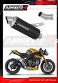 exhaust muffler DOMINATOR GPF BLACK fits the motorcycle Triumph Speed Triple 1200 RS / RR 2021   2024 2