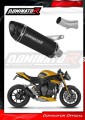 exhaust muffler DOMINATOR HP8 BLACK fits the motorcycle Triumph Speed Triple 1200 RS / RR 2021   2024 2