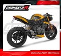 exhaust muffler DOMINATOR HP8 BLACK fits the motorcycle Triumph Speed Triple 1200 RS / RR 2021   2024 4
