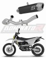 komplett kipufogórendszer DOMINATOR Full System S6 FEKETE dobbal, Husqvarna 701 Enduro 2026 motorkerékpárhoz