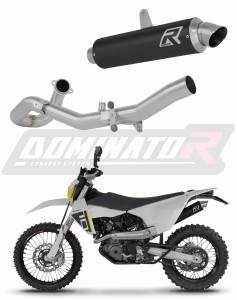 Husqvarna 701 Enduro 2026 Teljes rendszer gyűjtőcső kipufogó dob GPF BLACK + dB killer