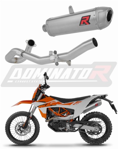 teljes kipufogórendszer DOMINATOR Full System S6 hangtompítóval KTM 690 Enduro R 2026 motorkerékpárhoz