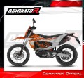 komplett kipufogórendszer DOMINATOR Full System S6 FEKETE hangtompítóval KTM 690 Enduro R 2026 motorkerékpárhoz 5