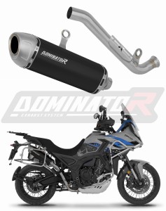 Zontes 703F 2025 - 2026 kipufogó dob S6 FEKETE + dB killer