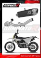teljes kipufogórendszer DOMINATOR Full System S6 FEKETE hangtompítóval, amely illeszkedik a Husqvarna 701 Supermoto SM 2026 motorkerékpárhoz 2