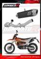 complete exhaust system with muffler DOMINATOR Full System S6 BLACK fits the motorcycle KTM 690 SMC R 2026  2