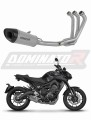 complete exhaust system with muffler DOMINATOR Full System titanium HP8 fits the motorcycle Yamaha MT 09 2017   2020 4