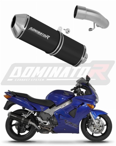DOMINATOR OVR FEKETE kipufogó dob Honda VFR 800 Fi 1998 - 2001 motorkerékpárhoz