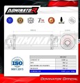 exhaust muffler DOMINATOR ROUND fits the motorcycle Honda VFR 800 Fi 1998   2001 6