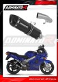 exhaust muffler DOMINATOR HP1 BLACK fits the motorcycle Honda VFR 800 Fi 1998   2001 2