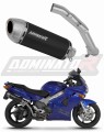 exhaust muffler DOMINATOR S6 BLACK fits the motorcycle Honda VFR 800 Fi 1998   2001