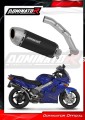 exhaust muffler DOMINATOR S6 BLACK fits the motorcycle Honda VFR 800 Fi 1998   2001 2