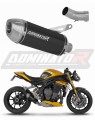 DOMINATOR S3 FEKETE kipufogó dob, amely illeszkedik a Triumph Speed Triple 1200 RS / RR 2021 - 2024 motorkerékpárhoz
