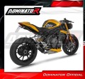 exhaust muffler DOMINATOR S3 BLACK fits the motorcycle Triumph Speed Triple 1200 RS / RR 2021   2024 4