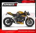 teljes DOMINATOR kipufogórendszer S3 FEKETE dobbal, amely illeszkedik a Triumph Speed Triple 1200 RS / RR 2021 - 2024 motorkerékpárhoz 5