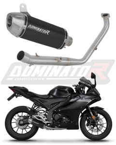 Yamaha YZF R125 2024 - 2026 (Euro 5+) Full system Kipufogó leömlő dob S3 BLACK + dB killer